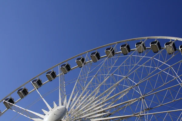 stock image Giant Wheel isolated in blue sky background