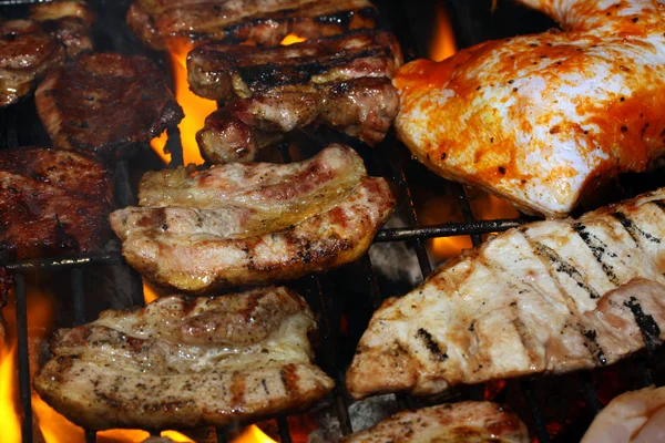 Carne de filete en barbacoa — Foto de Stock