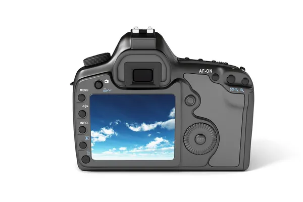 Digitální fotoaparát reflex — Stock fotografie
