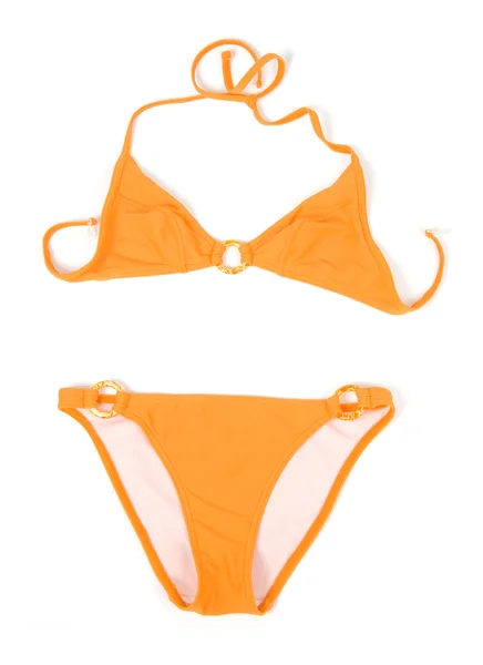 Oranje bikini — Stockfoto