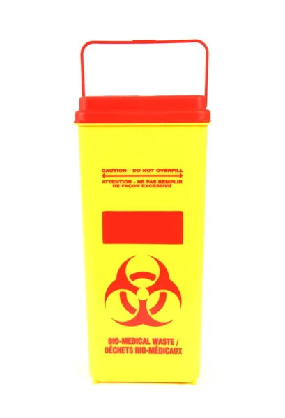 Caixa de Lixo Bio-Médico — Fotografia de Stock