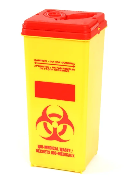 Caja de residuos bio-médicos — Foto de Stock