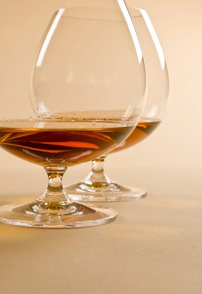 stock image Two Glasses of Brandy