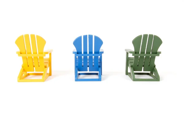 Πολύχρωμα καρέκλες — Φωτογραφία Αρχείου