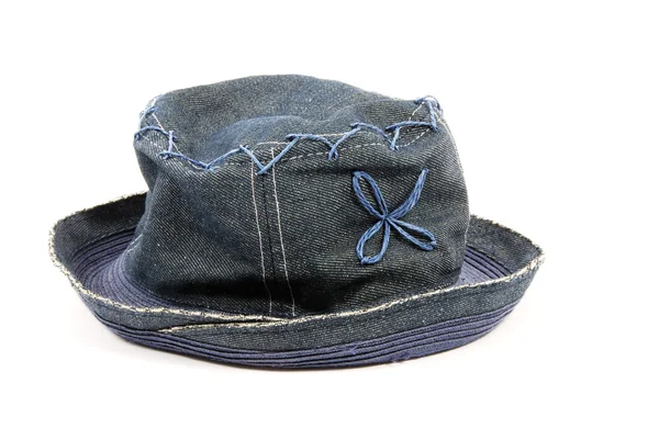 青いデニムの帽子 — ストック写真