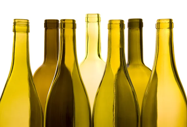Bottiglie di vino vuote — Foto Stock