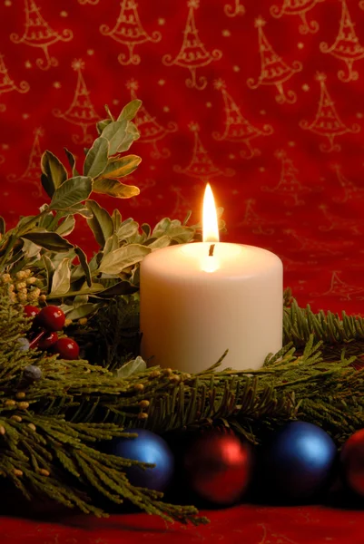Christmas Candle Royalty Free Stock Photos