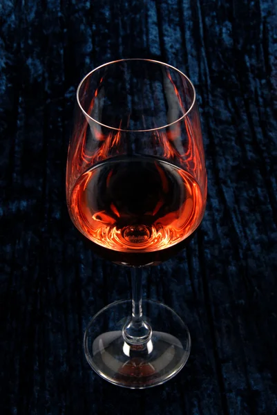 Rosé Wine on Fire — Stock Fotó