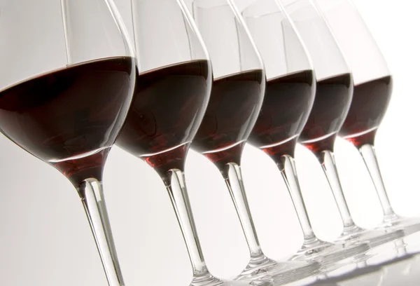 Rode wijn te proeven — Stockfoto