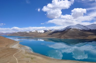 Tibet lake clipart