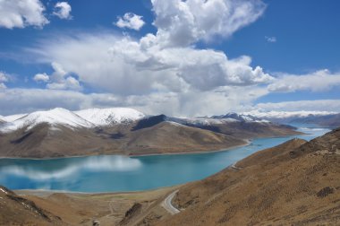 Tibet lake clipart