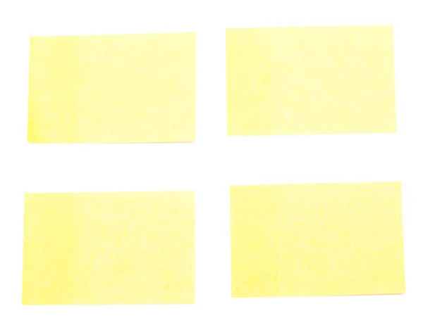 Yellow stickers — Stock Photo, Image