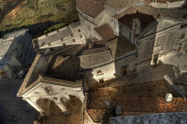 Sanctuary of Monte Sant'Angelo. Puglia. Italy clipart