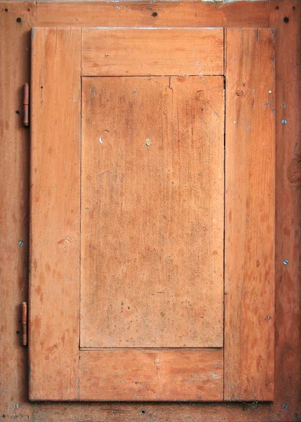 Lite trä dörr — Stockfoto