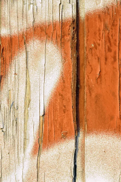 Peeling färg på gamla trä bakgrund — Stockfoto