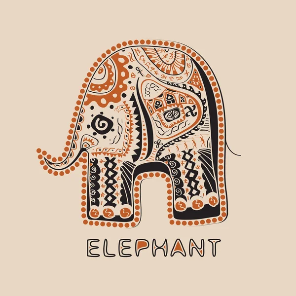 Elefante vettore — Vettoriale Stock