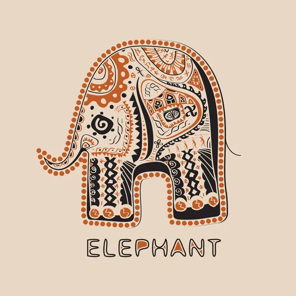 Elefantenvektor — Stockvektor