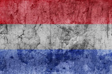 Hollanda bayrağı (Grunge)