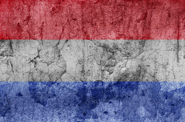 stock image Netherlands Flag (Grunge)