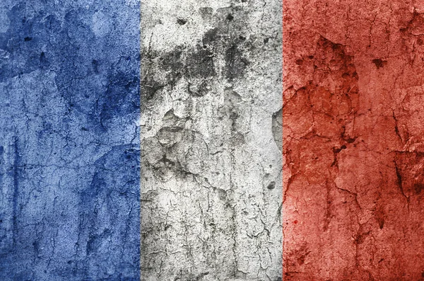 Francouzská vlajka (Grunge) Royalty Free Stock Obrázky