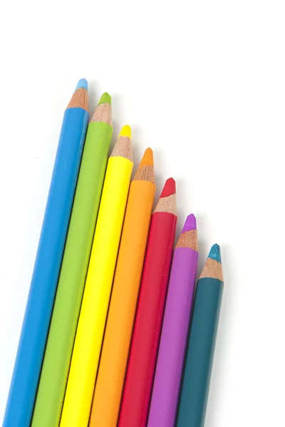 色鉛筆の虹 — ストック写真
