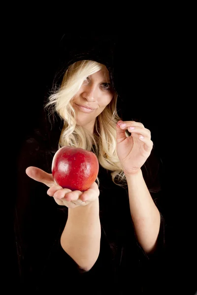 Ręce jabłko — Zdjęcie stockowe