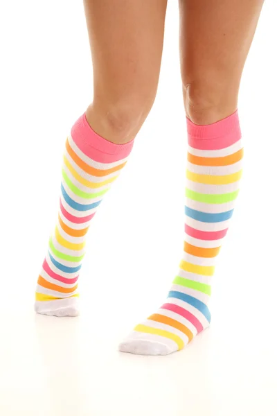 Socken Füße — Stockfoto