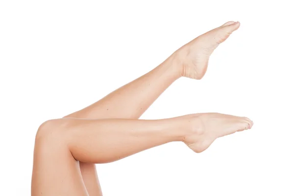 Womans legs scissor — Stock Photo, Image