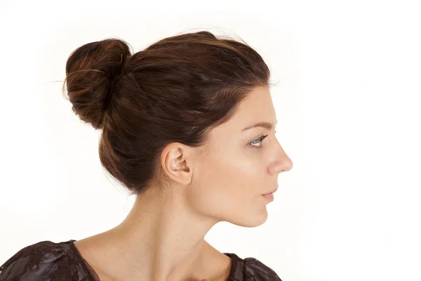 Woman head side neck — Stock Photo, Image