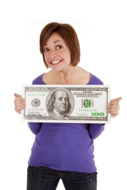 Holding bid dollar clipart