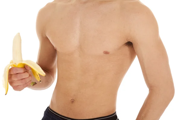 Kroppen av man banan — Stockfoto