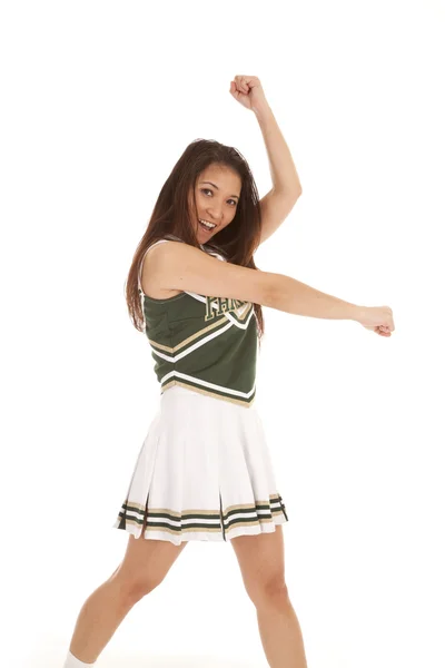 Cheerleader acclamant — Photo