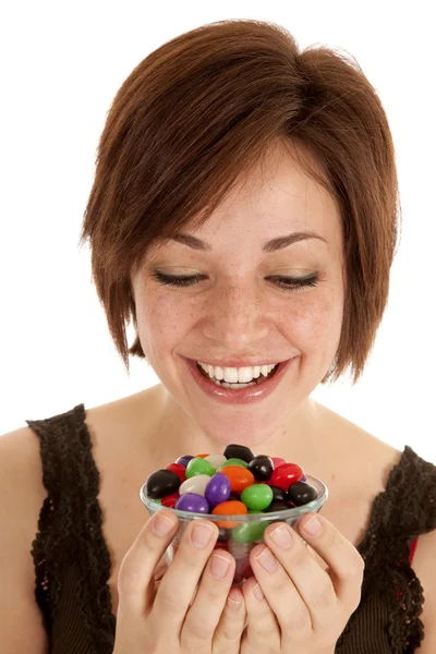 Happy jelly beans Stock Photo