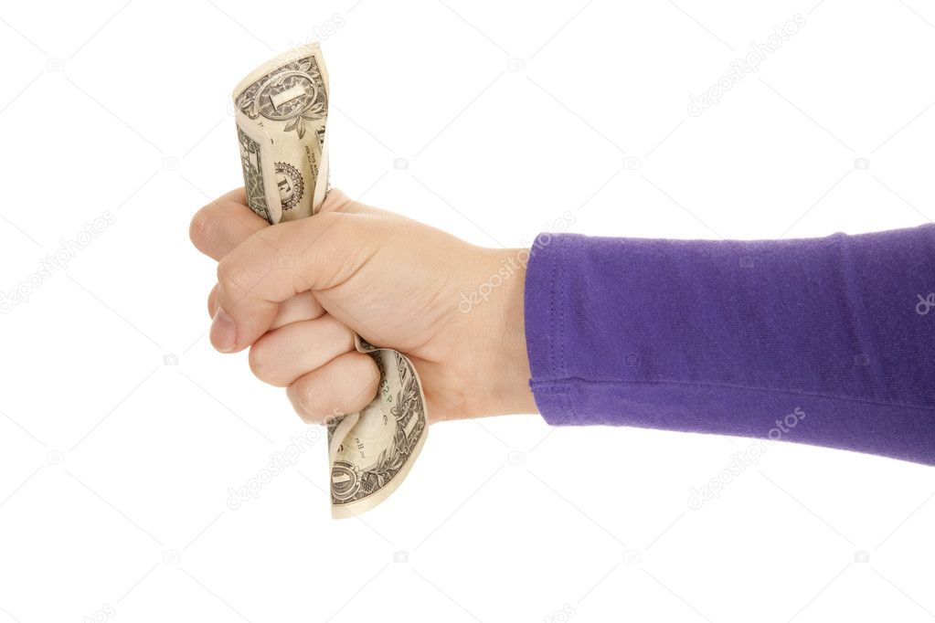 Holding onto a dollar