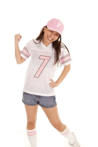 Football pink cheer — Stock Photo, Image