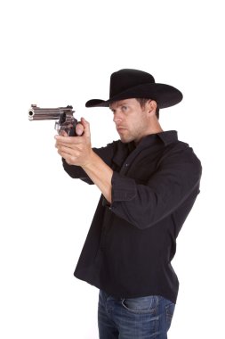 Pointing gun clipart