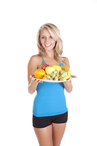 Blauwe top vruchten lichaam — Stockfoto