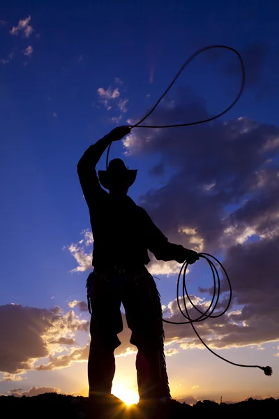 Cowboy corda swing — Foto Stock