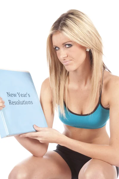 Resolutie New year omlaag — Stockfoto