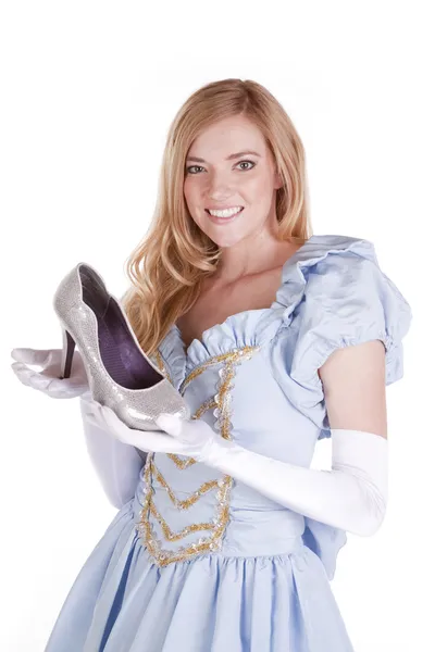 Prenses holding Ayakkabı — Stok fotoğraf
