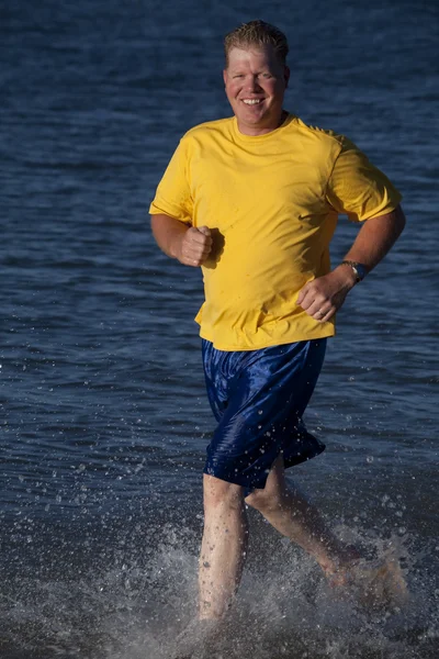 Correr en el agua — Foto de Stock