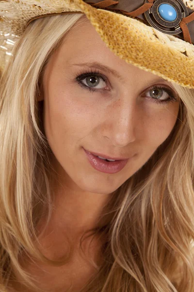 Western girl close up — Stock Photo, Image