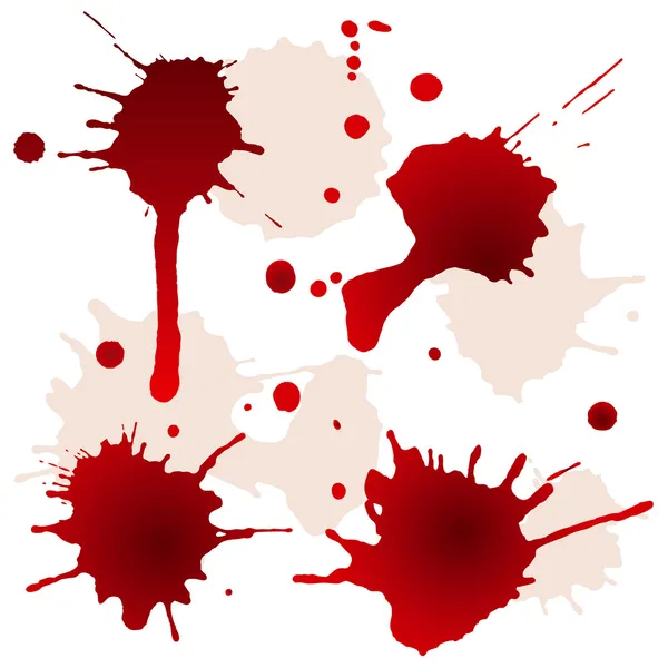 Blood splatter - vector — Stock Vector © Eireann #5490058