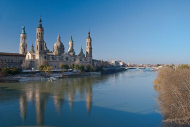 The Cathedral of Zaragoza clipart