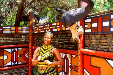 Zulu kadın, Güney Afrika