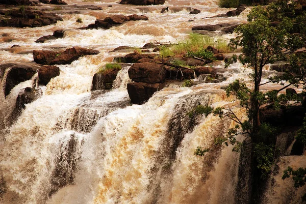 Řeka Zambezi na Victoria Falls (Zambie) — Stock fotografie