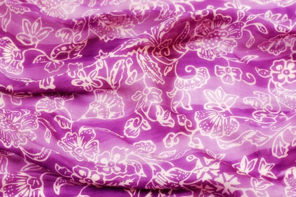 紫色花卉丝绸背景 — 图库照片