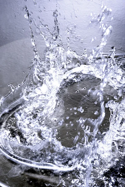 Splash su toprak — Stok fotoğraf
