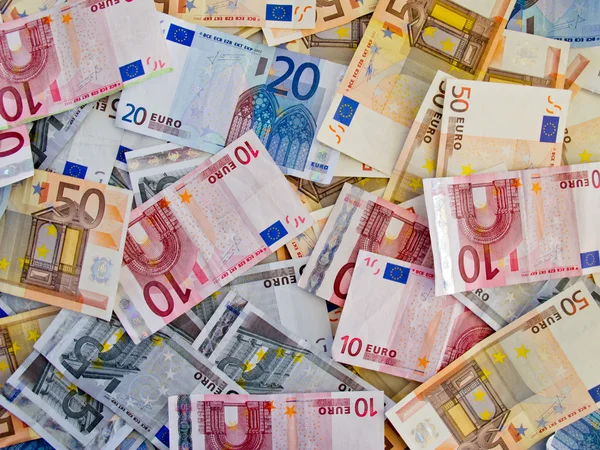 Euros, 5,10,20,50 — Stock Photo, Image