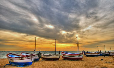 Calella beach